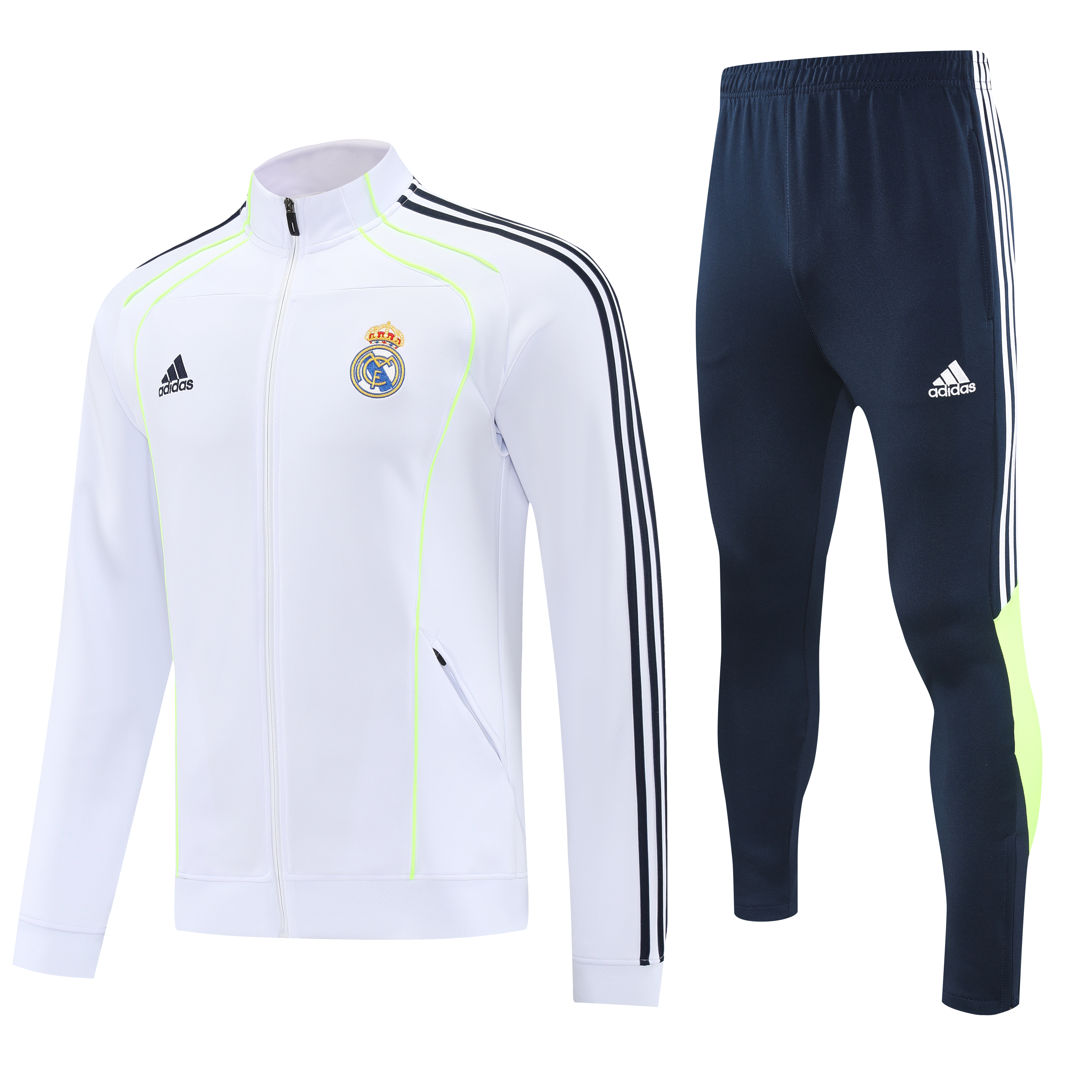 Real Madrid Training Kit (Jacket+Pants) White 2025/26 - sinoshirt