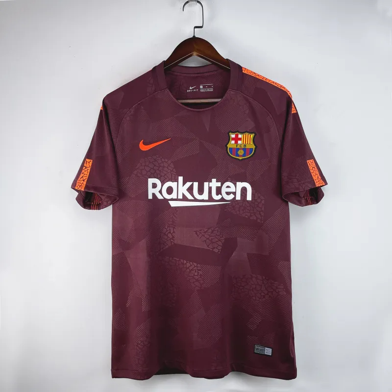 Barcelona Retro Jersey Third Away Soccer Shirt 2017-18 - sinoshirt