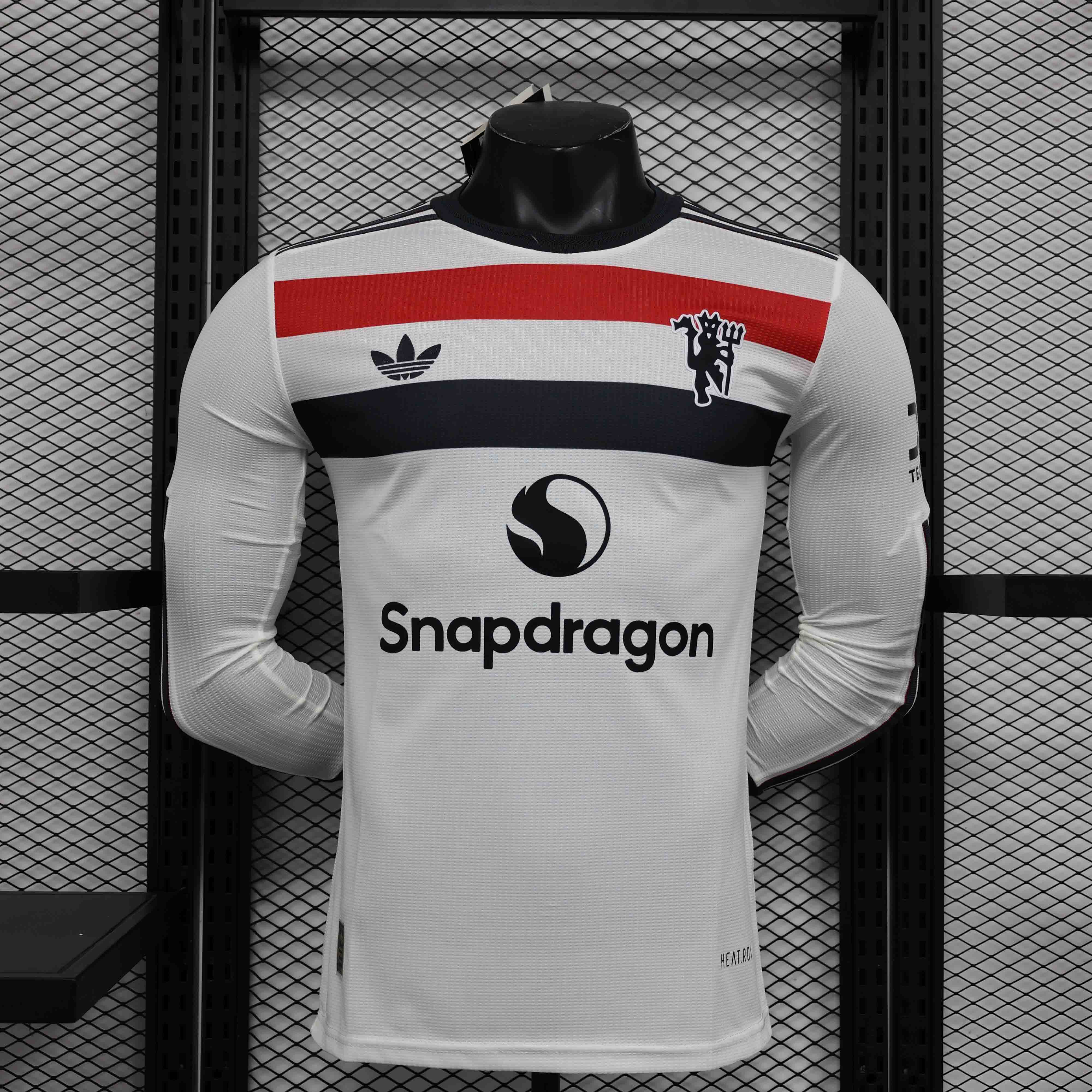Manchester United Authentic Third Away Long Sleeve Football Jersey Shirt 2024/25 - sinoshirt