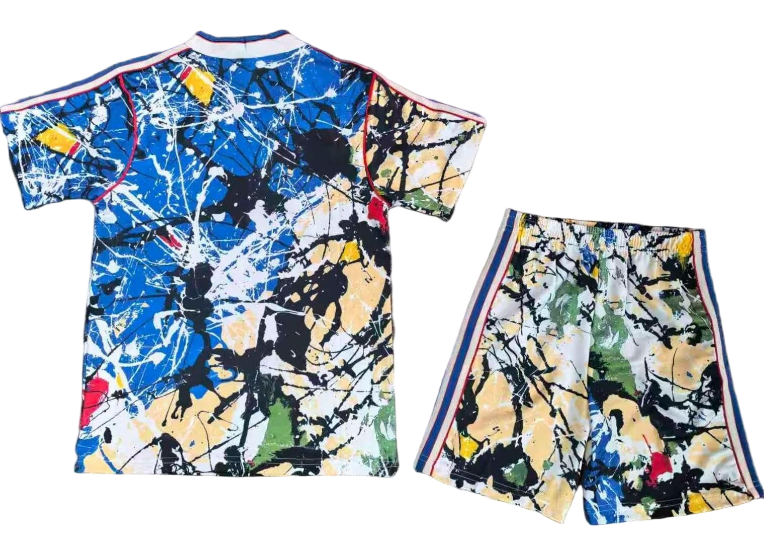 Manchester United x Stone Roses Kids Kit Jersey+Shorts 2025/26 - sinoshirt
