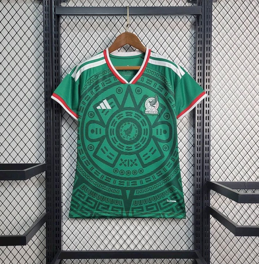 Mexico Soccer Jersey Women's Home Custom Shirt World Cup 2026 - sinoshirt