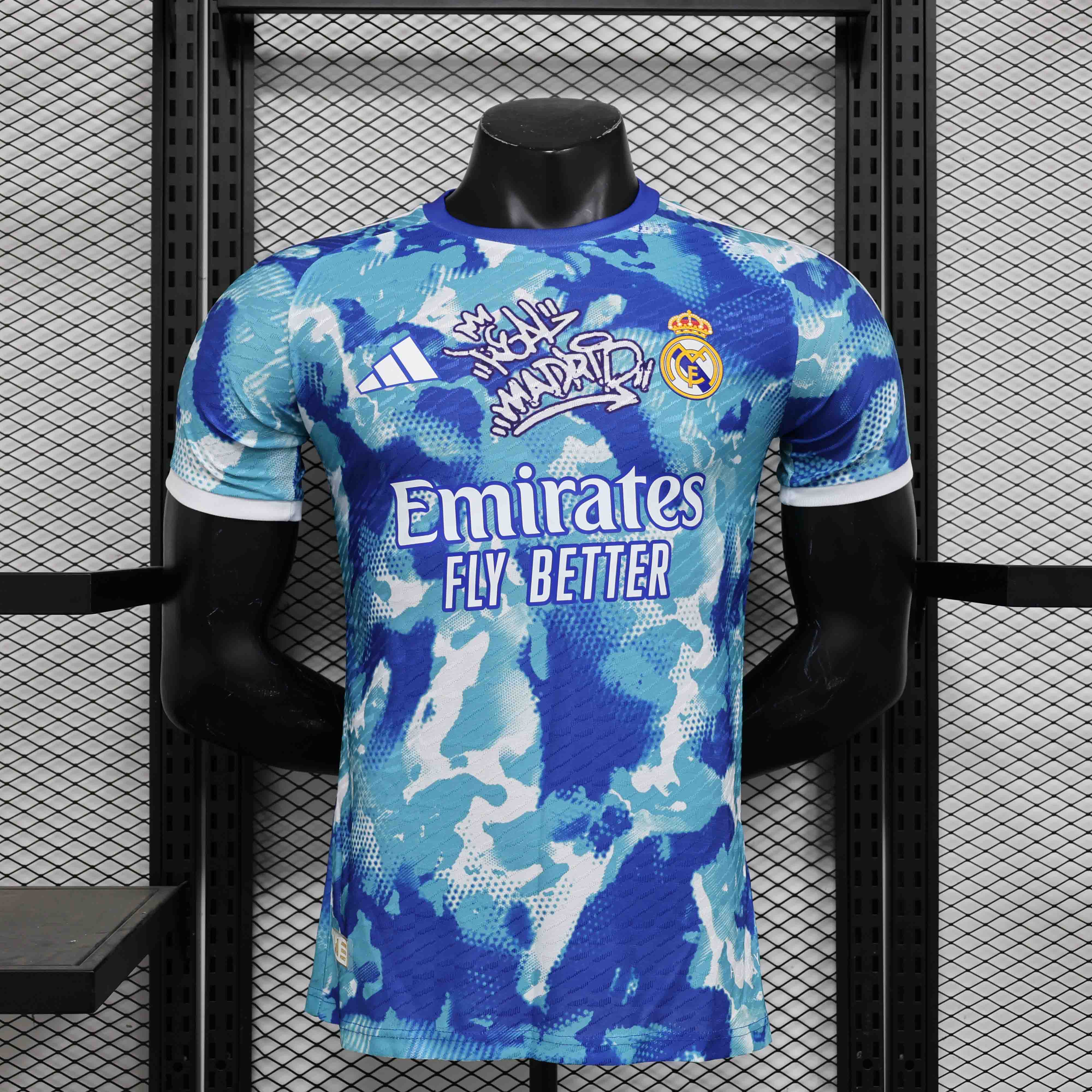 Real Madrid Authentic Soccer Jersey Ocean Special Edition Shirt 2024/25 - sinoshirt