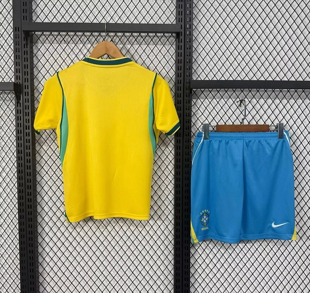 Brazil Soccer Jersey Home Kids Kit Jersey+Shorts World Cup 2026 - sinoshirt