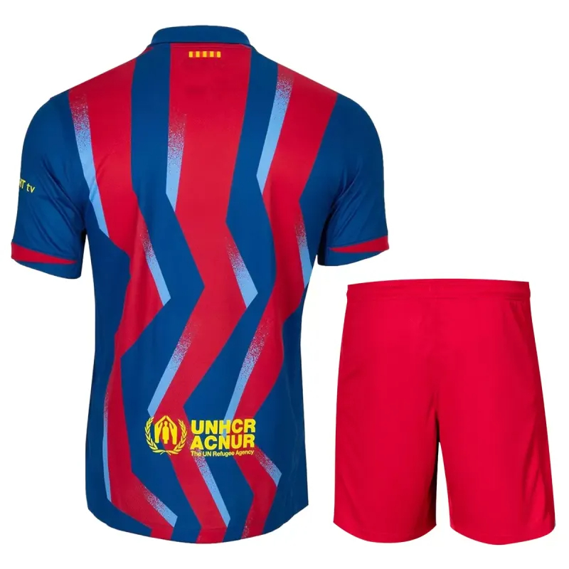 Barcelona Football Jersey Fourth Away Kit Jersey+Shorts 2025/26 - sinoshirt