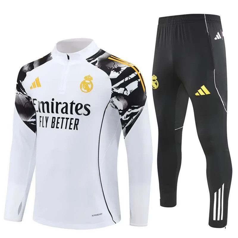 Kids Real Madrid Training Kit (Sweatshirt+Pants) Marvel 2025/26 - sinoshirt