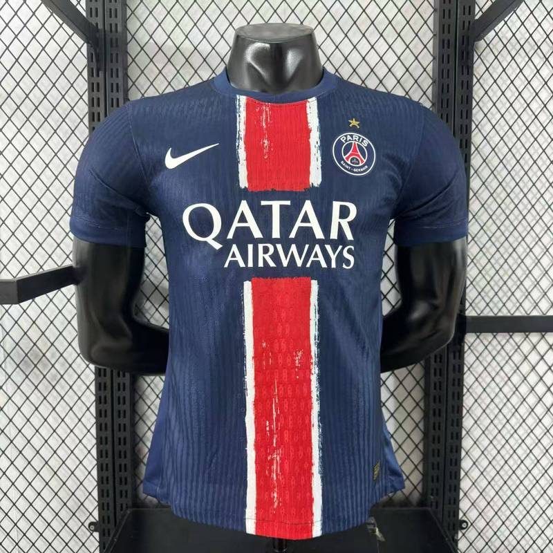 Authentic Soccer Jersey PSG Home x Champions of Europe 2025 Shirt - Player Version (With Star) - sinoshirt