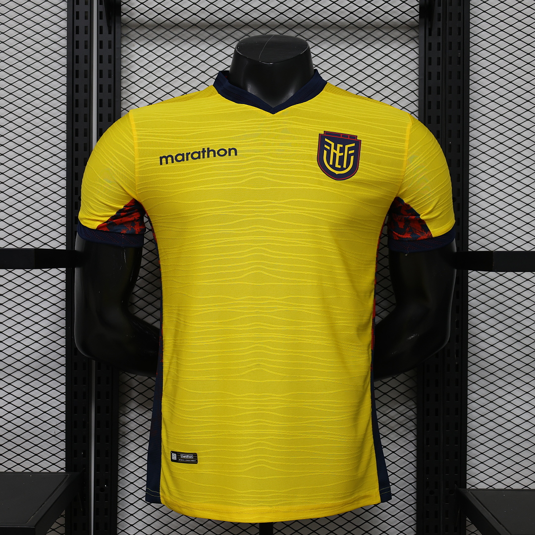 Ecuador Authentic Soccer Jersey Home Shirt World Cup 2026 - sinoshirt