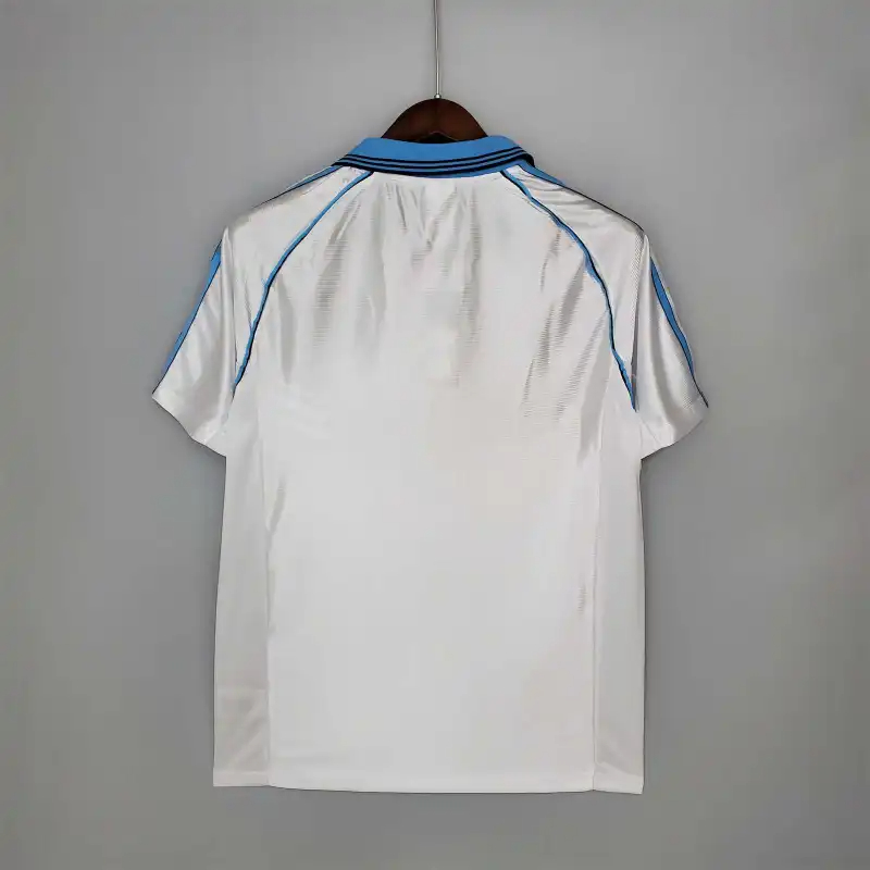 Marseille Retro Soccer Jersey Home Custom Shirt 1998-99 - sinoshirt