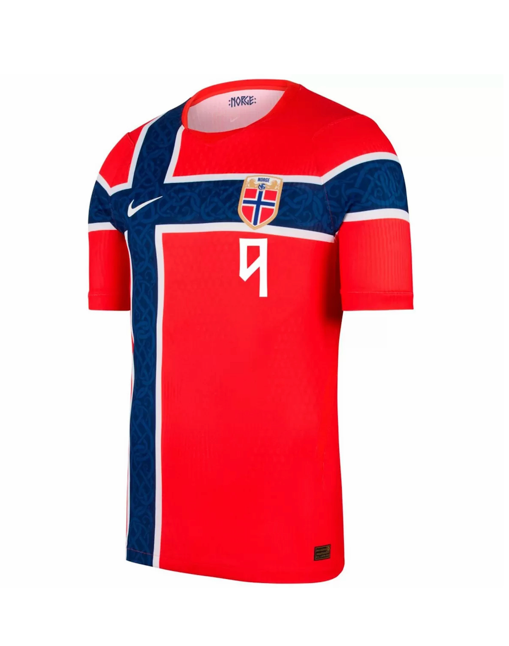 BRAUT HAALAND #9 Norway Authentic Football Jersey Home Shirt World Cup 2026 - sinoshirt