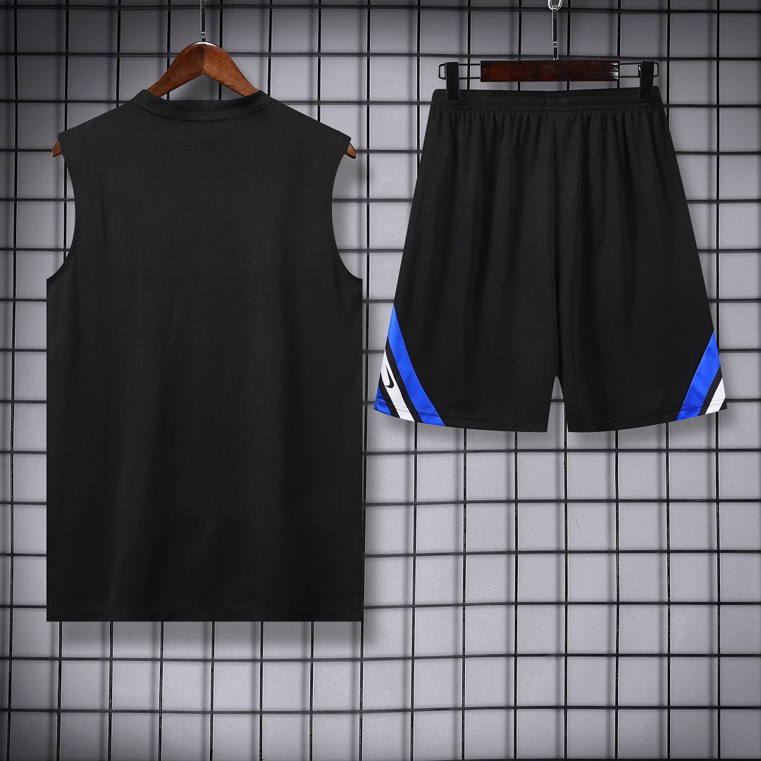 Inter Milan Retro Sleeveless Training Kit Black 2025/26 - sinoshirt