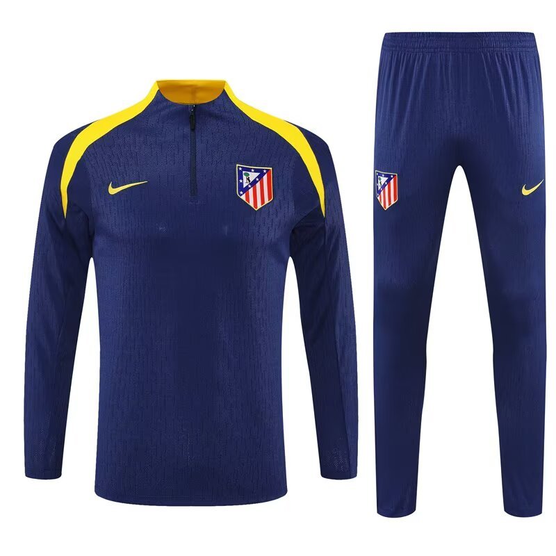 Atletico Madrid Training Kit (Sweatshirt+Pants) Navy 2025/26 - sinoshirt