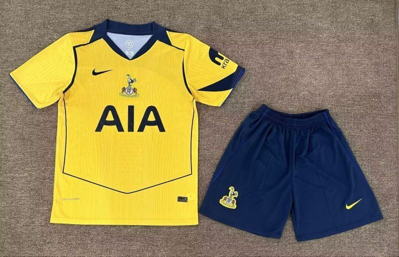 Tottenham Hotspur Football Jersey Third Away Kids Kit Jersey+Shorts 2025/26 - sinoshirt
