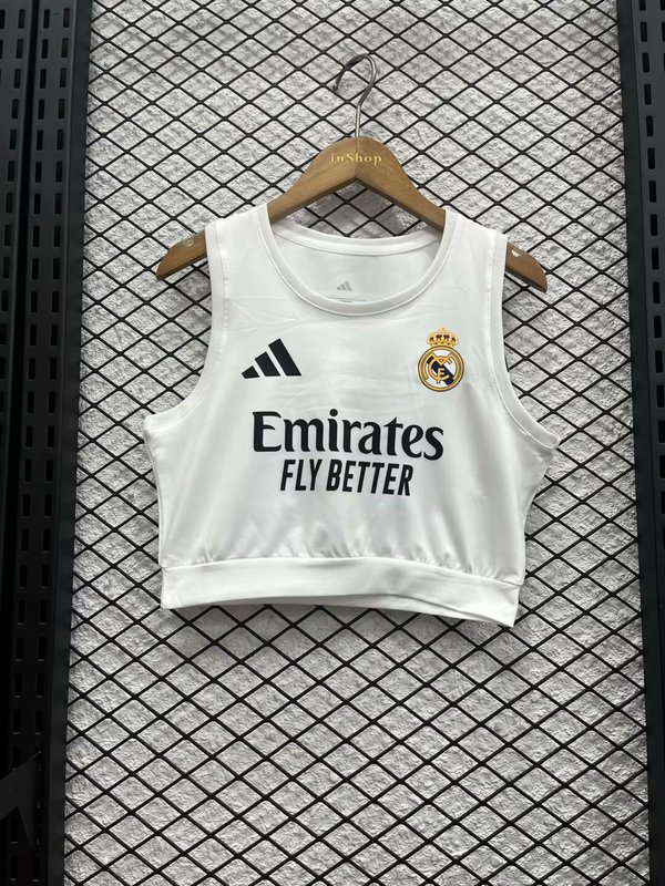 Real Madrid Home Women's Vest Soccer Jersey 2025/26 - sinoshirt