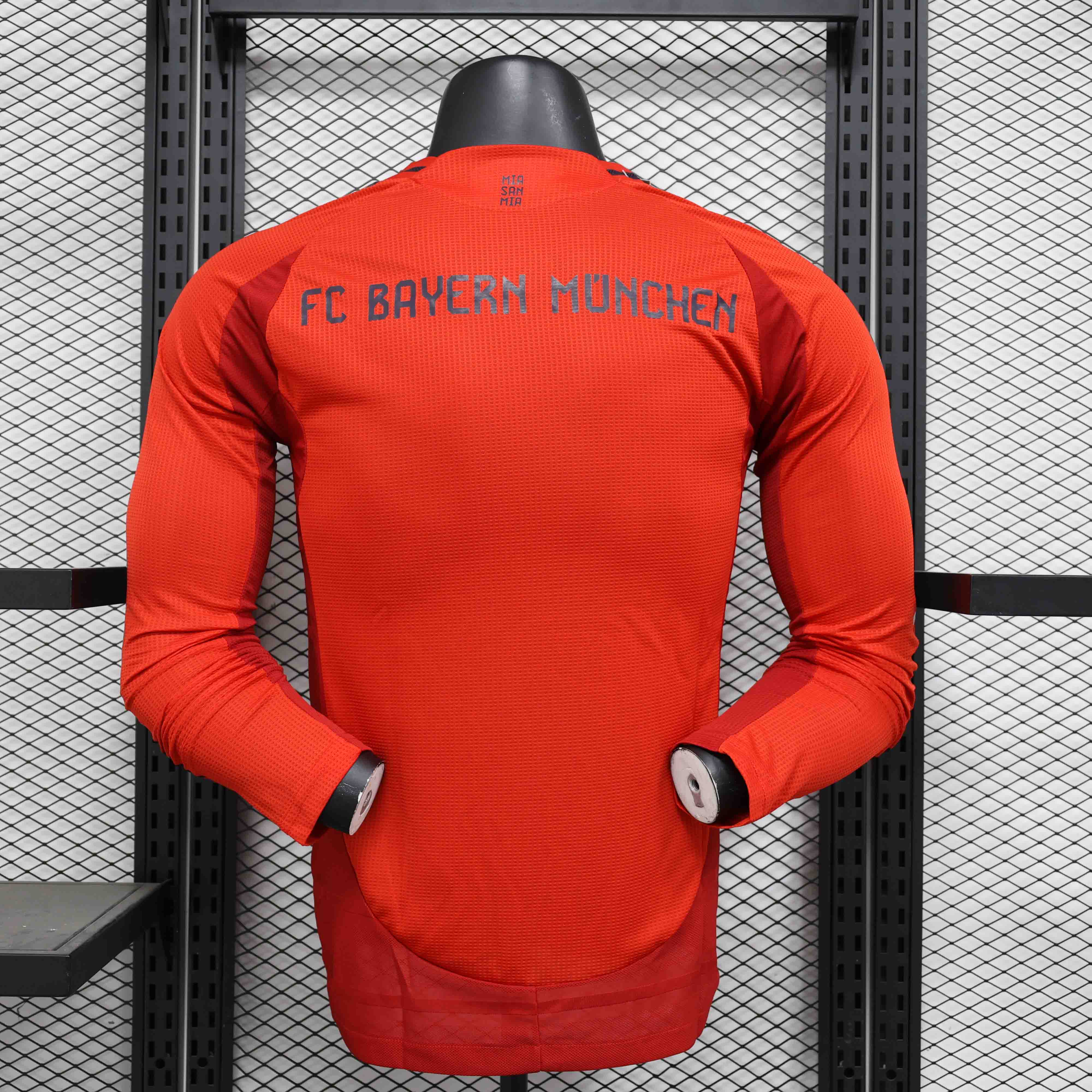 Bayern Munich Home Jersey Long Sleeve Player Version 2024/25 - sinoshirt