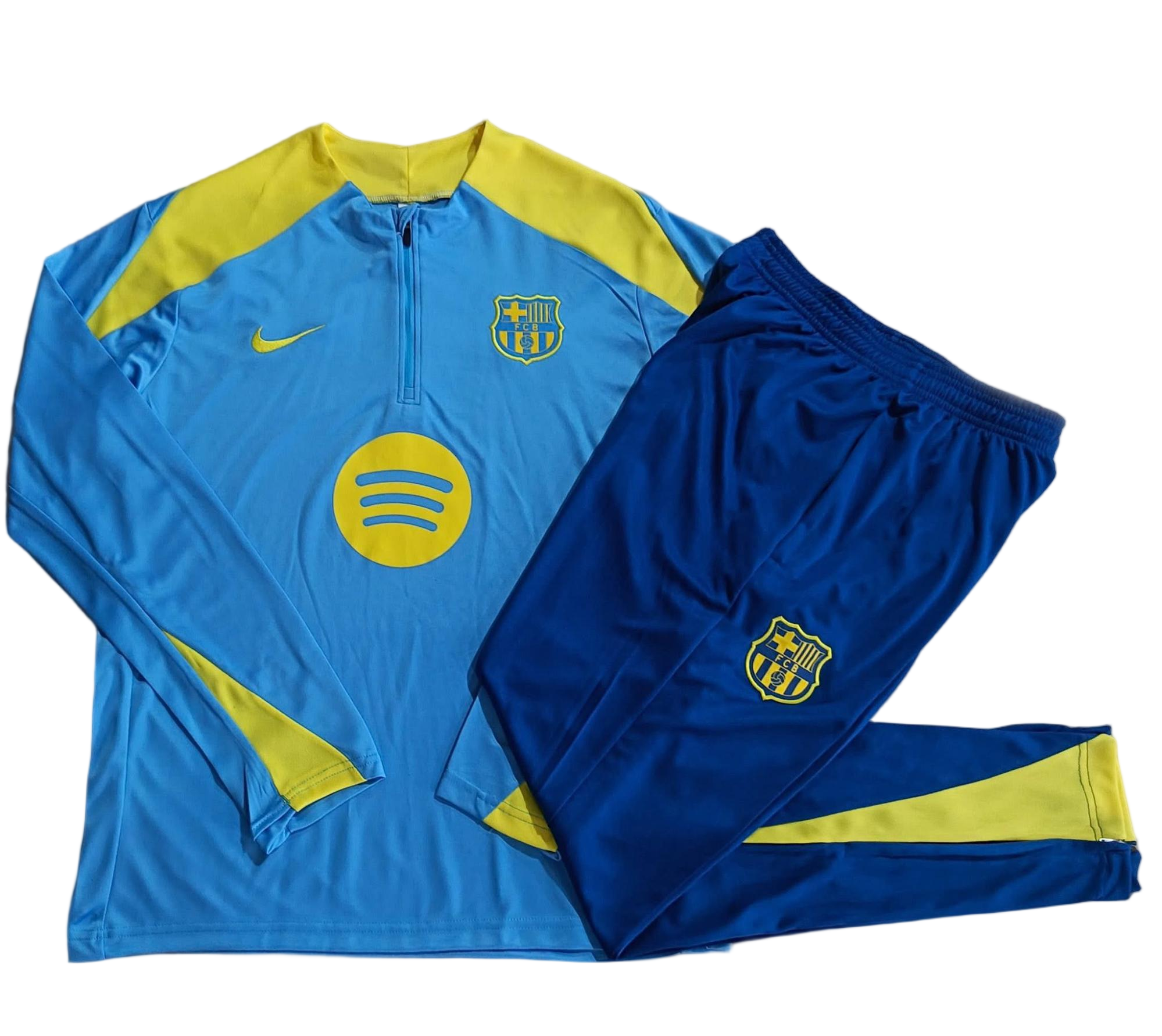 Barcelona Training Kit (Sweatshirt+Pants) Blue 2025/26 - sinoshirt