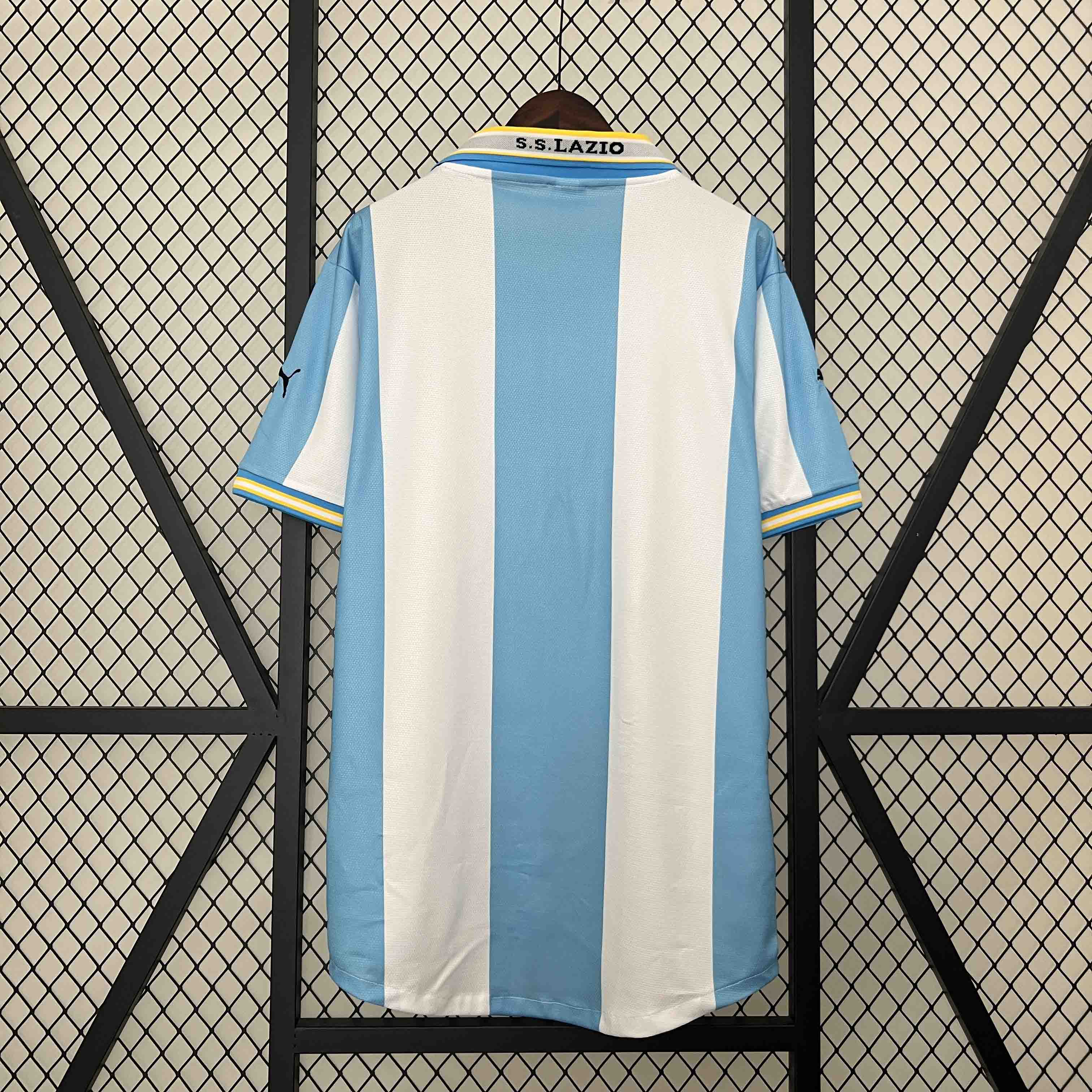 Lazio Retro Soccer Jersey Home Custom Shirt 1999-00 - sinoshirt