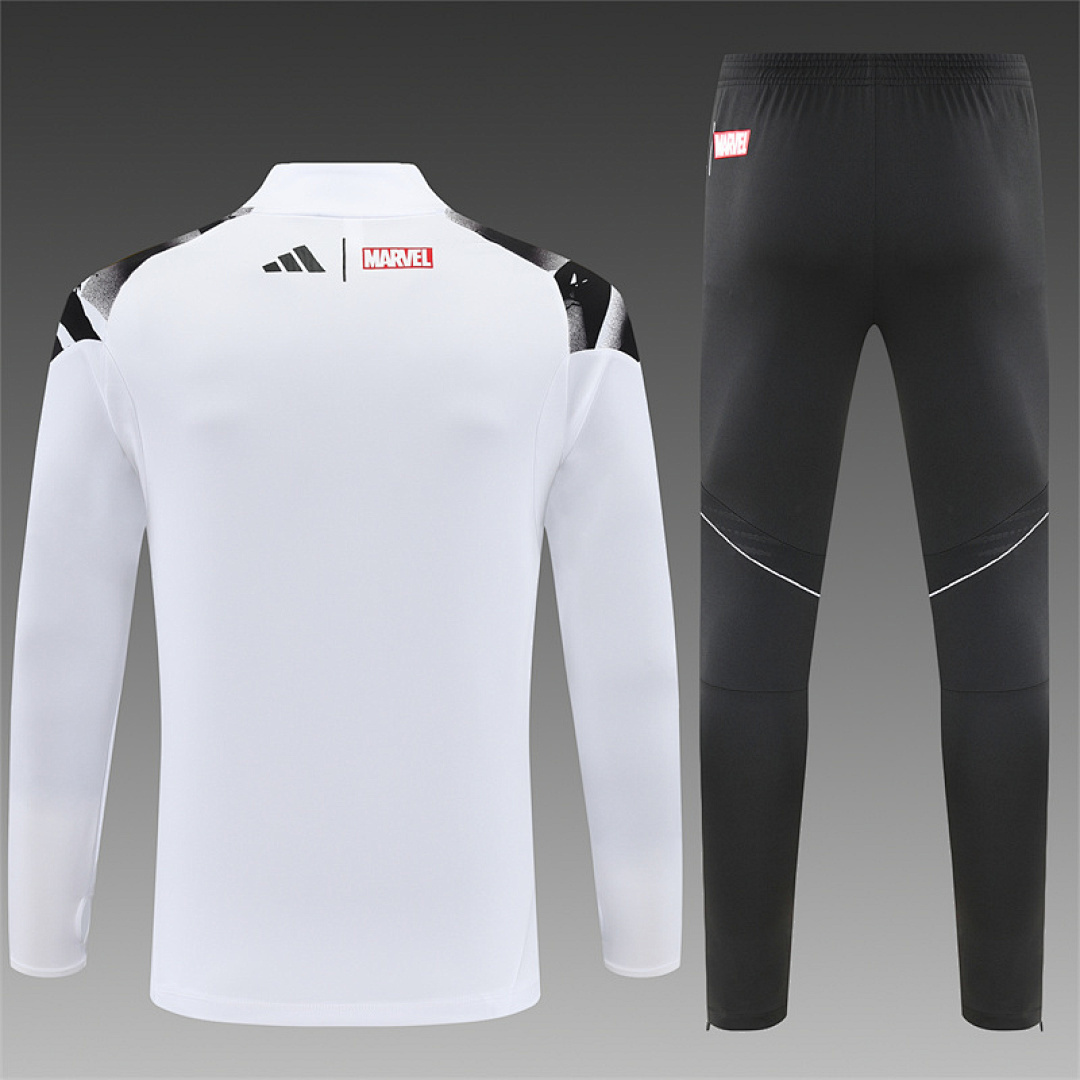 Real Madrid Training Kit (Sweatshirt+Pants) Marvel 2025/26 - sinoshirt