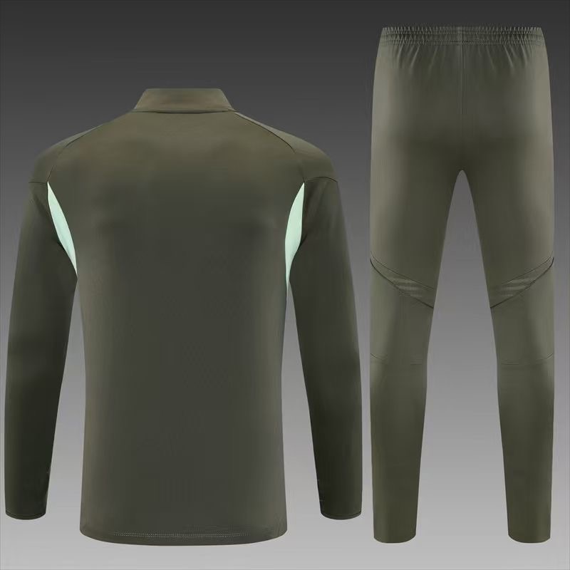 Real Madrid Training Kit (Sweatshirt+Pants) Brown 2025/26 - sinoshirt