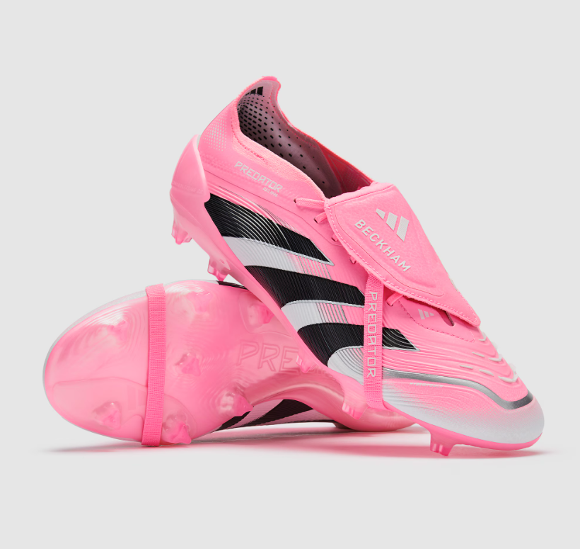 A Predator Elite Fold-over Tongue FG David Beckham - Beam Pink/Core Black/Footwear White LIMITED EDITION - sinoshirt
