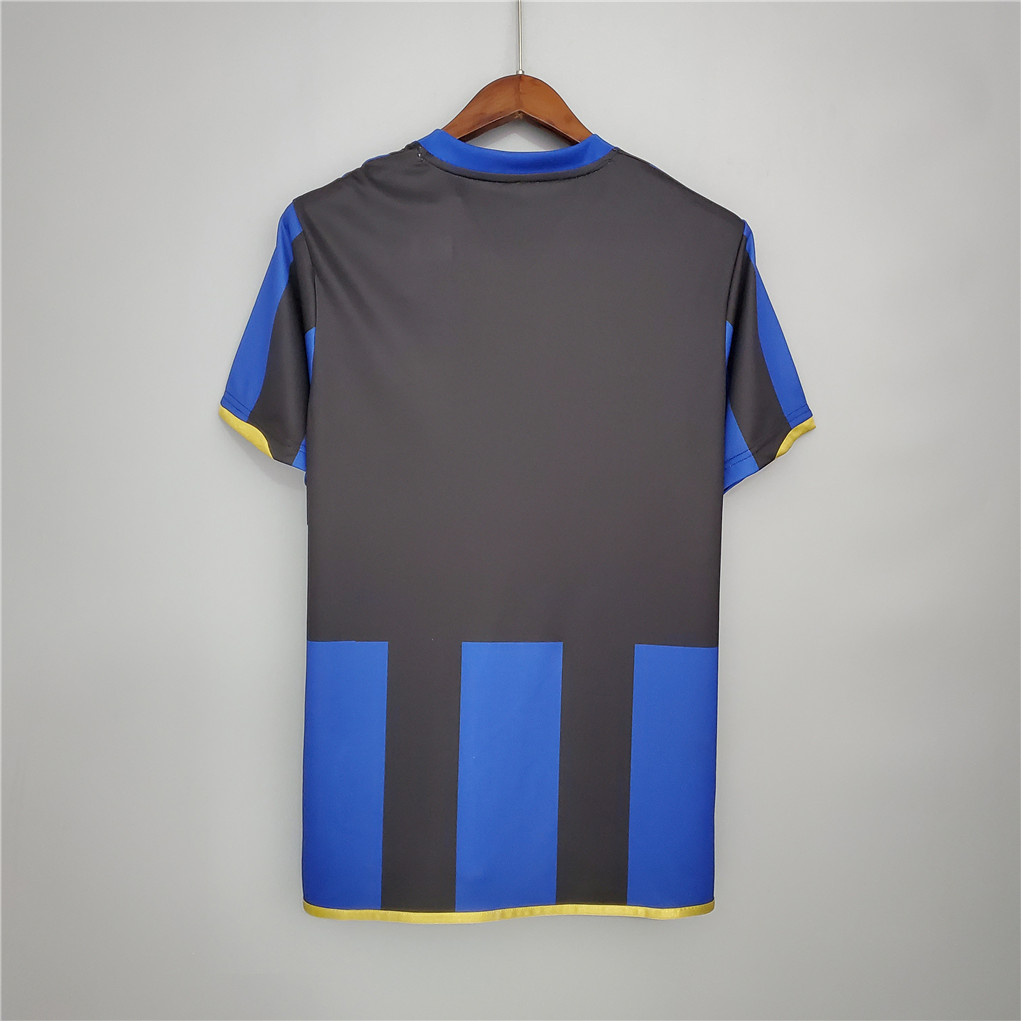 Inter Milan Retro Jersey Custom Home Soccer Jersey 2008/09 - sinoshirt