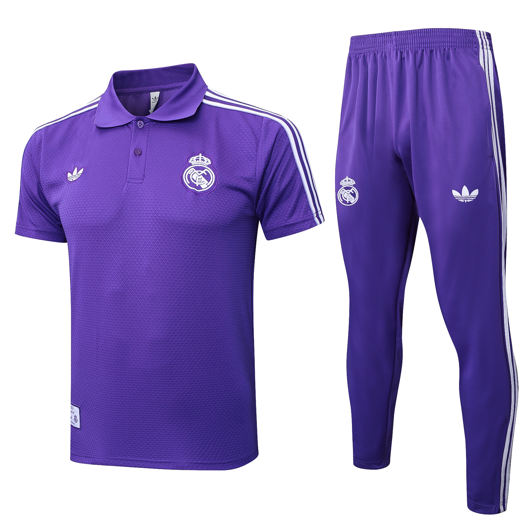 Real Madrid Training Kit (Polo+Pants) Purple 2025/26 - sinoshirt