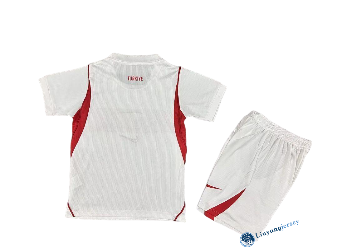 Turkey Football Jersey Away Kids Kit Jersey+Shorts World Cup 2026 - sinoshirt