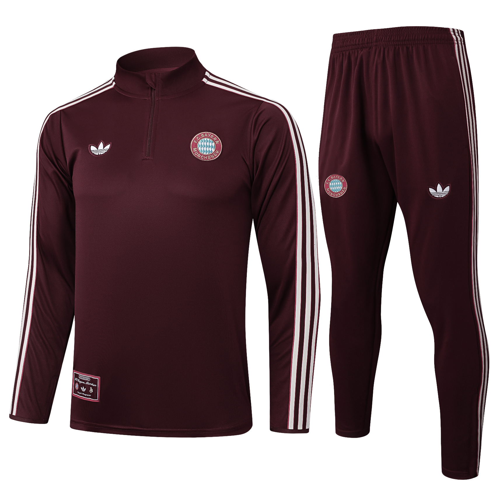 Bayern Munich Training Kit (Sweatshirt+Pants) Red 2025/26 - sinoshirt