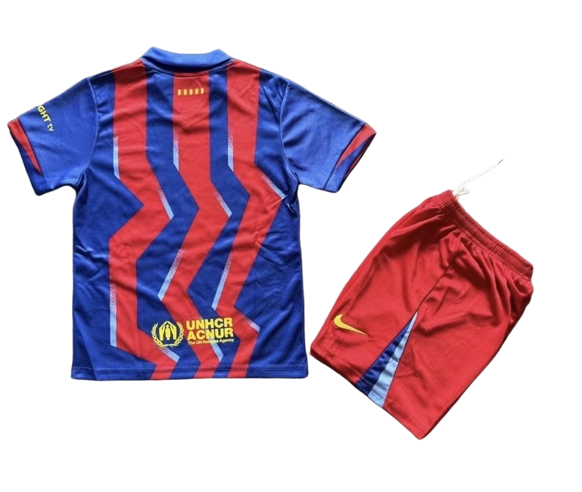 Barcelona Fourth Away Soccer Kids Kit Jersey+Shorts 2025/26 - sinoshirt