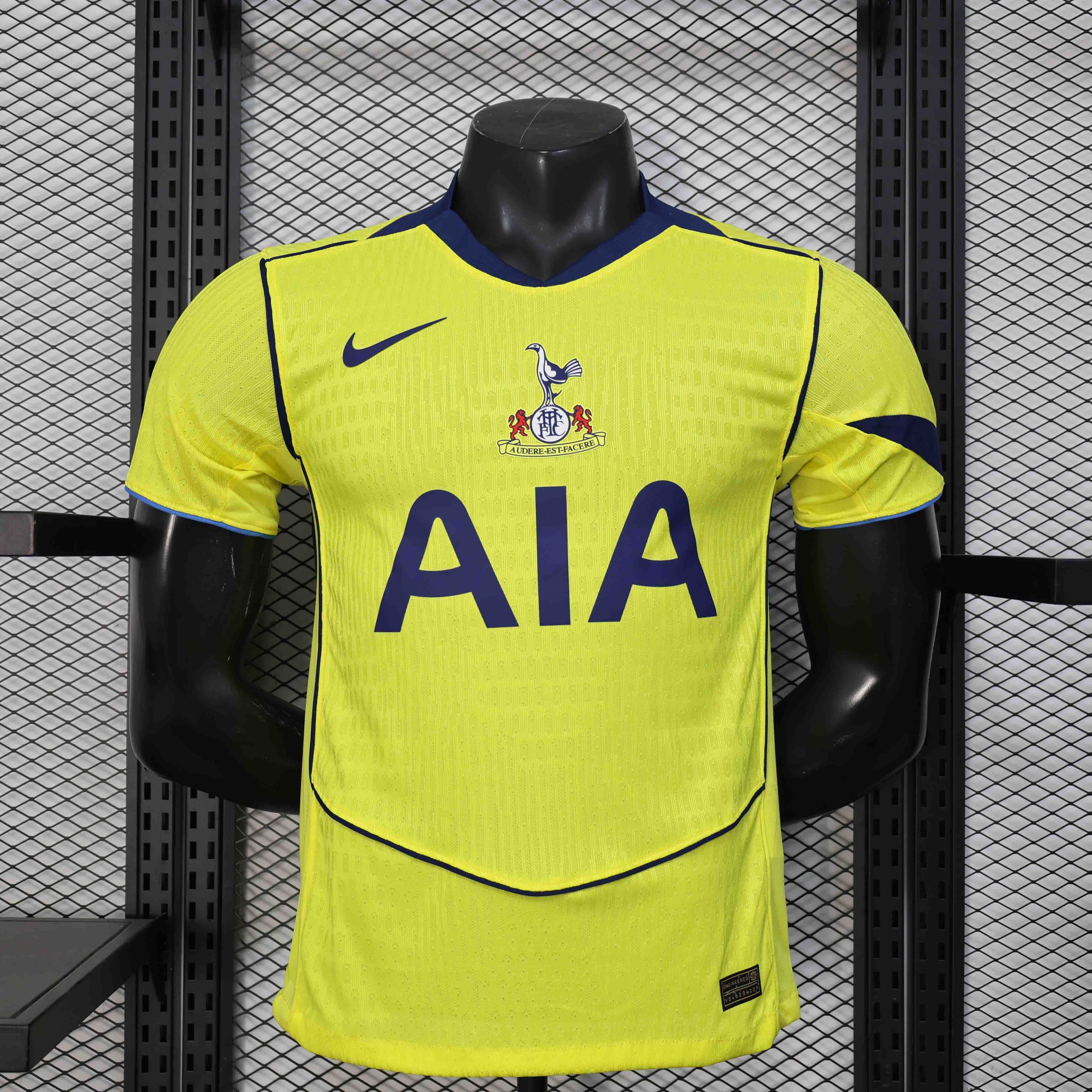 Tottenham Hotspur Authentic Football Jersey Third Away Shirt 2025/26 - Player Version - sinoshirt