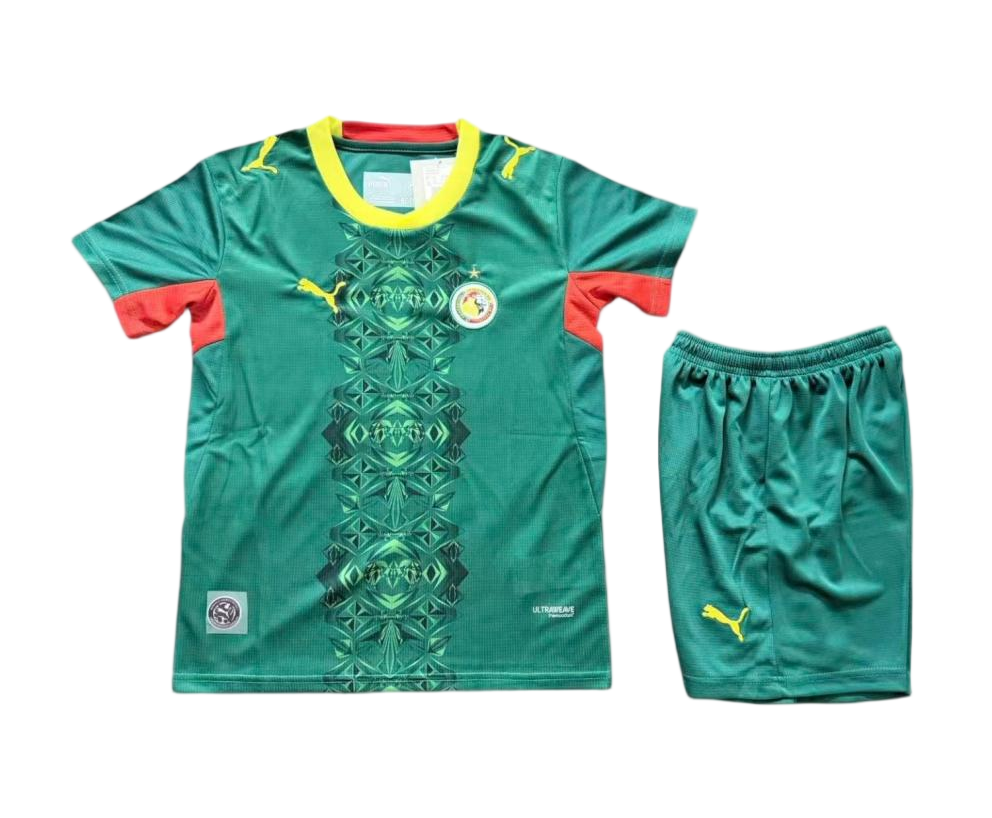Senegal Soccer Jersey Away Kids Kit Jersey+Shorts World Cup 2026 - sinoshirt