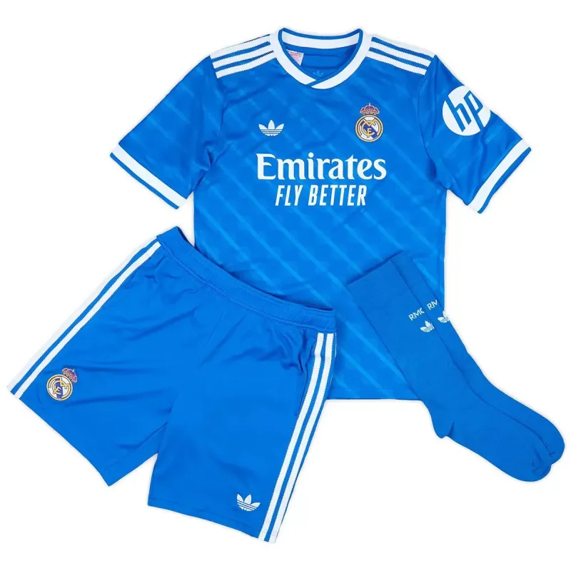 Real Madrid Football Jersey Third Away Kids Full Kit 2025/26 - sinoshirt