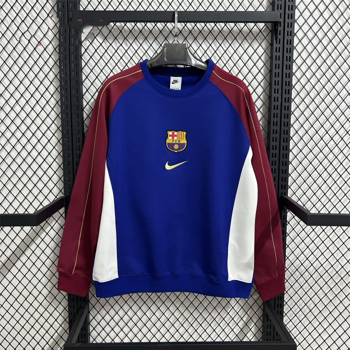 Barcelona Training Kit Casual Sweatshirt Blue 2025/26 - sinoshirt