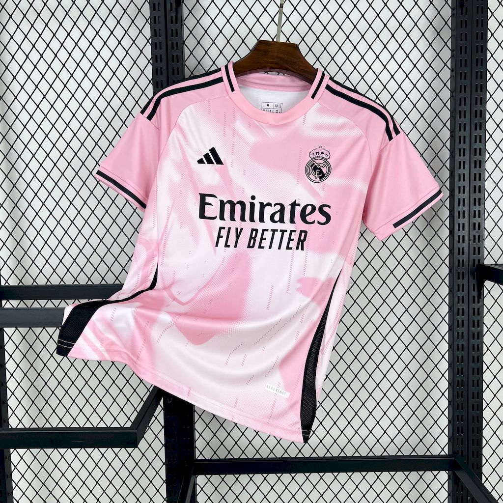 Real Madrid Soccer Jersey Pink Special Edition Custom Shirt 2024/25 - sinoshirt
