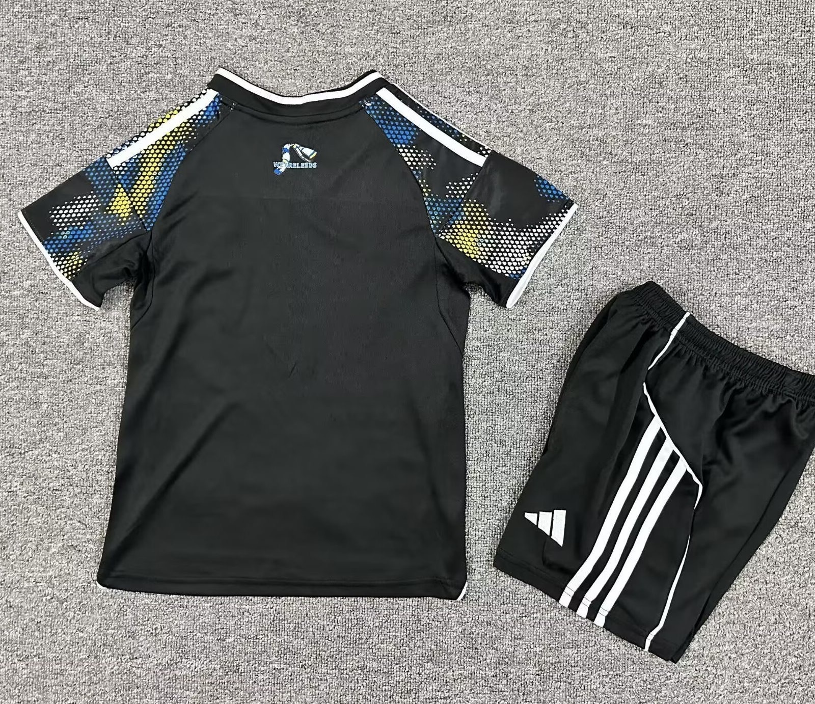Leeds United Football Jersey Third Away Kids Kit Jersey+Shorts 2025/26 - sinoshirt