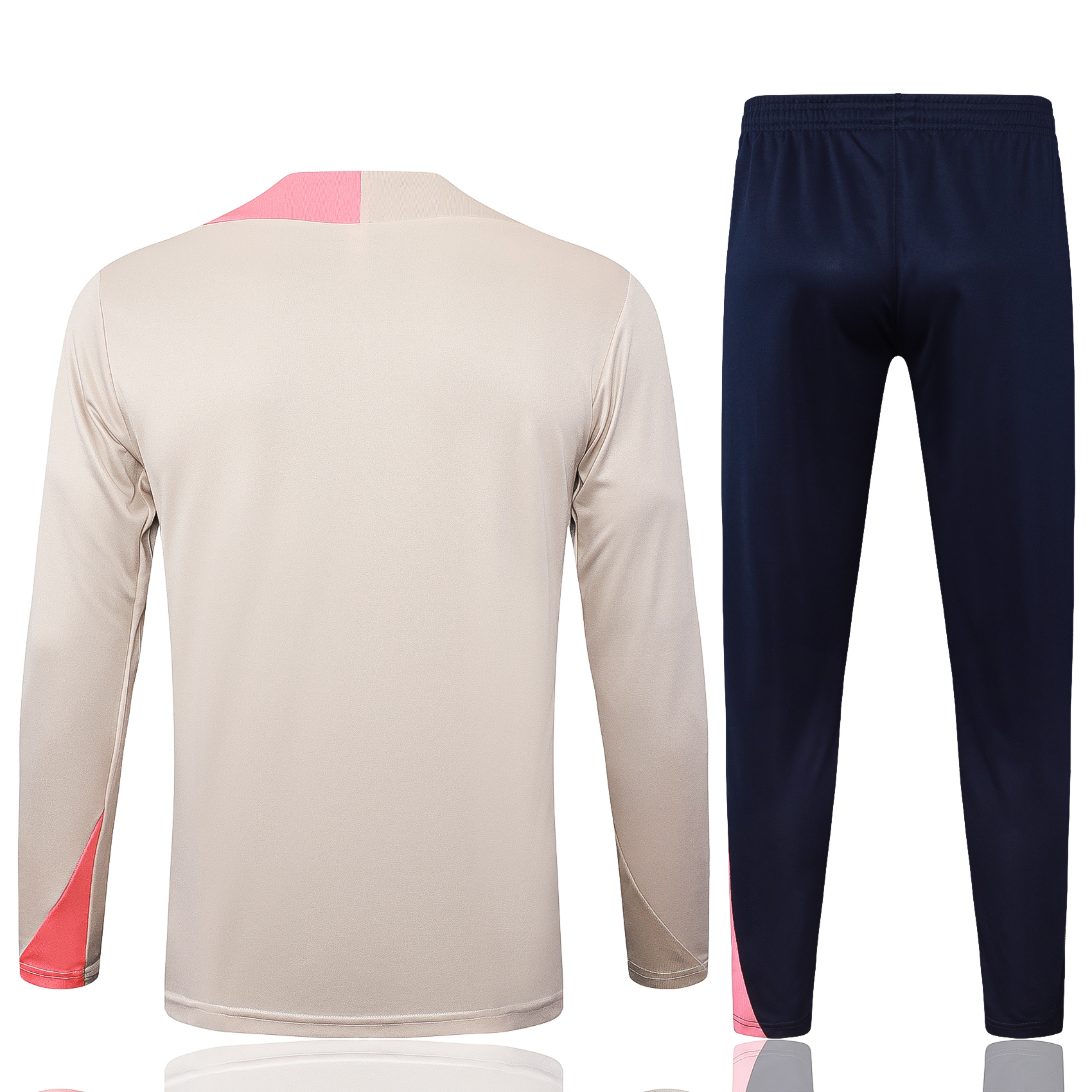 Barcelona Training Kit (Sweatshirt+Pants) Beige 2025/26 - sinoshirt