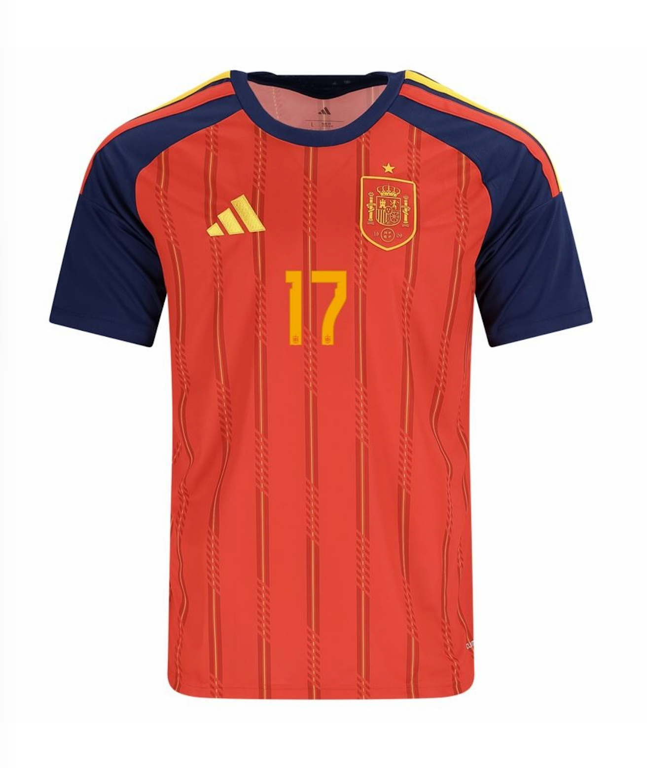 WILLIAMS JR. #17 Spain Football Jersey Home Custom Shirt World Cup 2026 - sinoshirt
