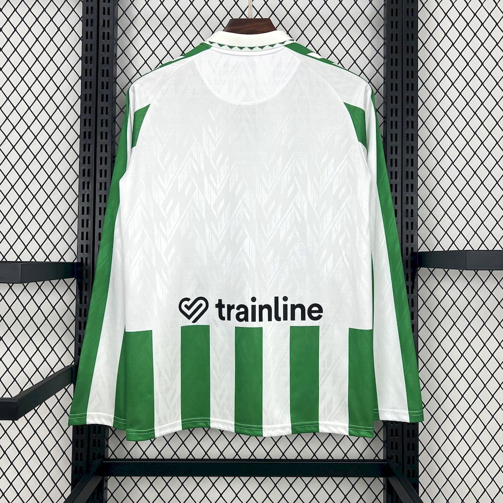 Real Betis Home Long Sleeve Soccer Jersey 2024/25 - sinoshirt