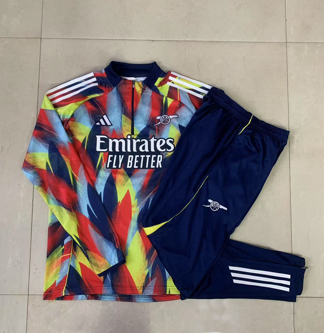 Kids Arsenal Training Kit (Sweatshirt+Pants) Colorful 2025/26 - sinoshirt