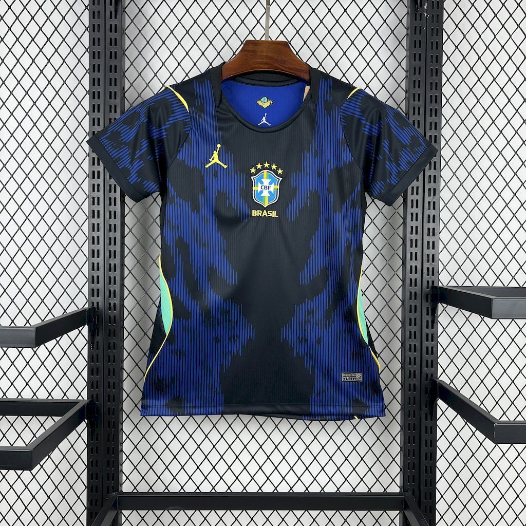 Brazil Soccer Jersey Women's Away Custom Shirt World Cup 2026 - sinoshirt