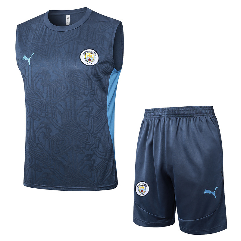 Manchester City Sleeveless Training Jersey Kit 2025/26 - sinoshirt