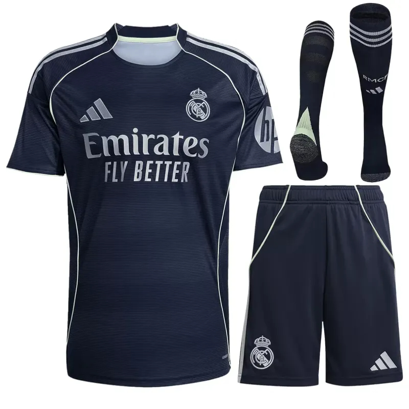 Real Madrid Football Jersey Away Full Kit 2025/26 - sinoshirt