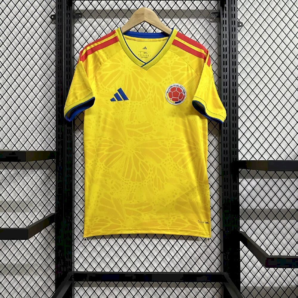 Colombia Soccer Jersey Home Custom Shirt World Cup 2026 - sinoshirt