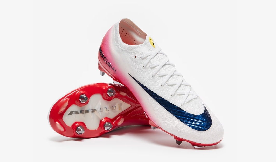 N Air Zoom Mercurial Vapor 16 Elite FG Fear Nothing - White/University Red/Dark Obsidian - sinoshirt
