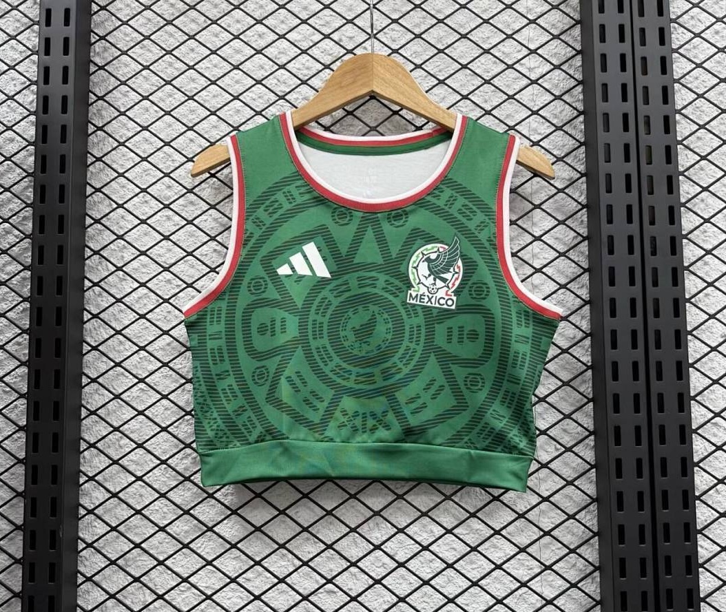 Mexico Soccer Jersey Home Women's Vest World Cup 2026 - sinoshirt