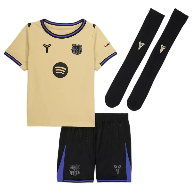 Barcelona Football Jersey Away Kids Full Kit 2025/26 - sinoshirt