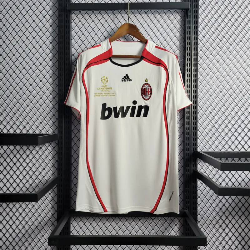 AC Milan Retro Soccer Jersey Away UCL Final Custom Shirt 2006/07 - sinoshirt