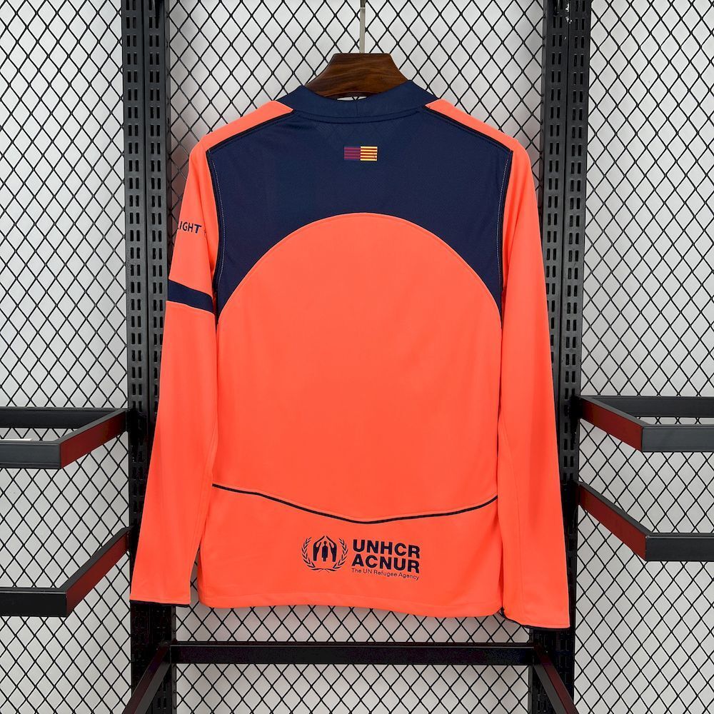 Barcelona Third Away Long Sleeve Soccer Jersey Custom Shirt 2025/26 - sinoshirt