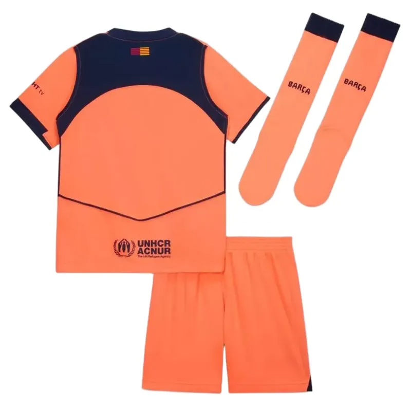 Barcelona Football Jersey Third Away Kids Full Kit 2025/26 - sinoshirt