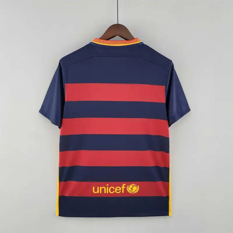 Barcelona Retro Jersey Home Soccer Shirt 2015-16 - sinoshirt