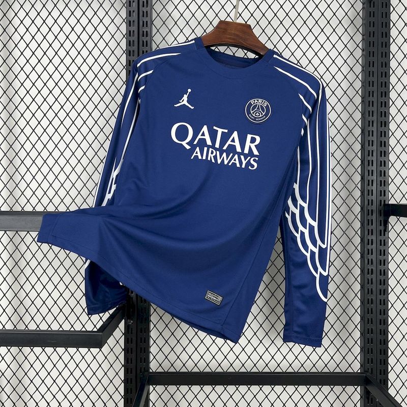 PSG Soccer Jersey Fourth Away Custom Shirt Long Sleeve 2024/25 - sinoshirt
